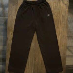 Alo Accolade Straight Leg Sweat Pant XS Expresso